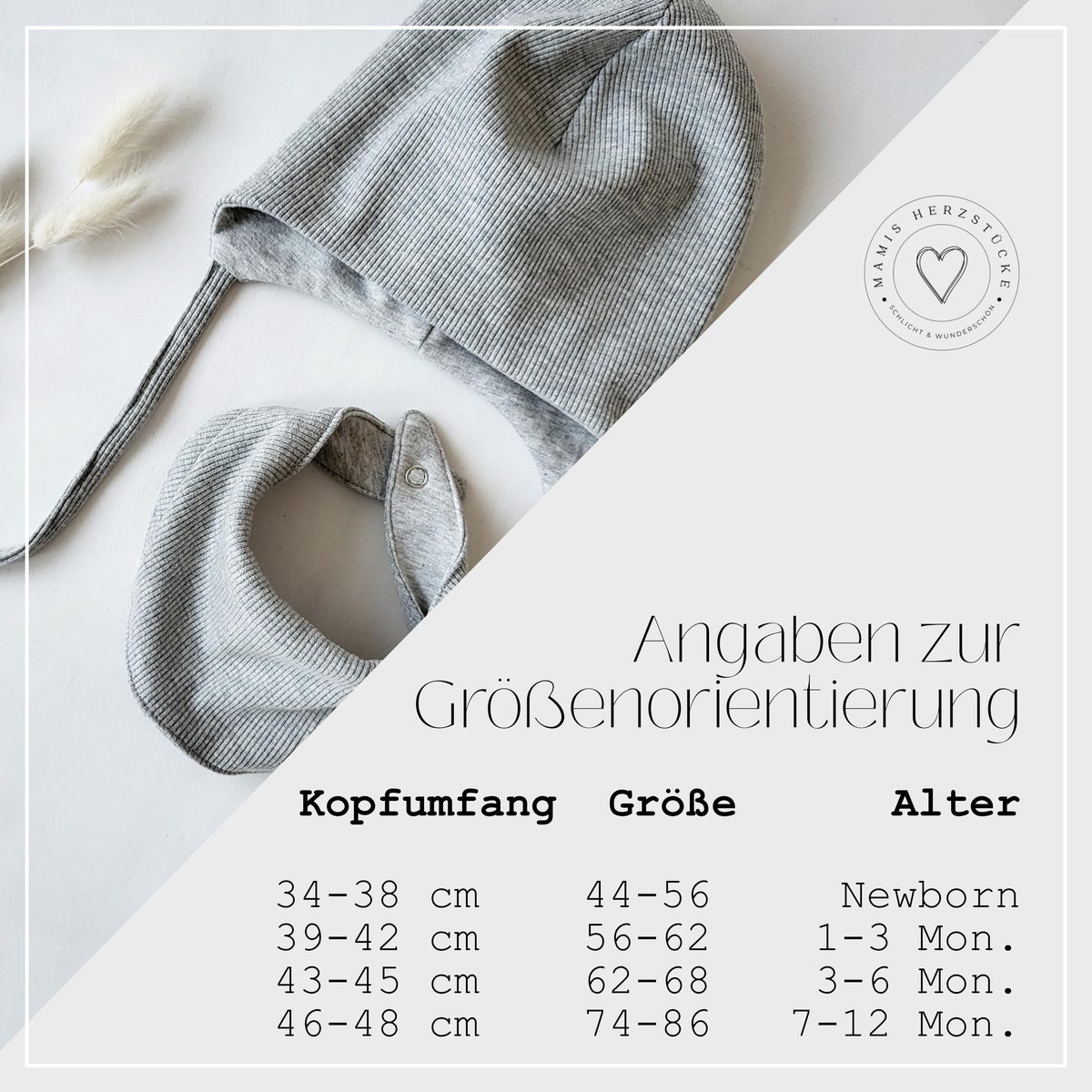 Beanie Mütze mit Ohrenschutz & Halstuch – Foto 4