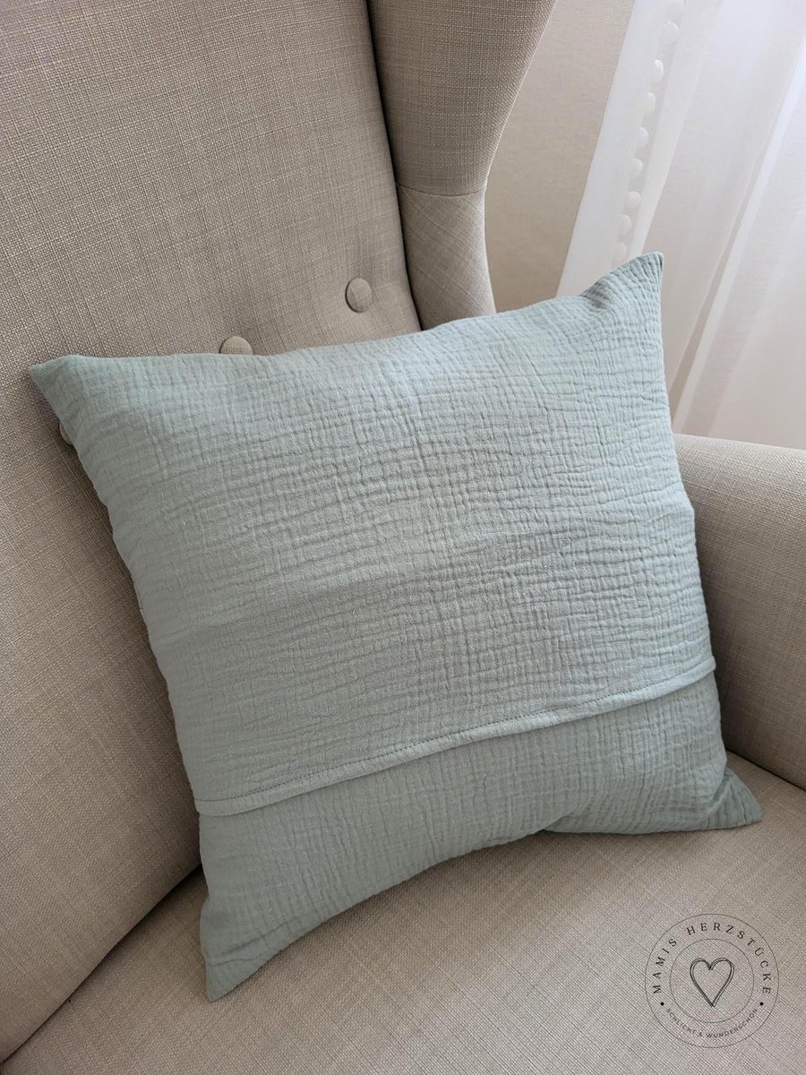 Personalisiertes Kissen mit Knopfleiste – Foto 8