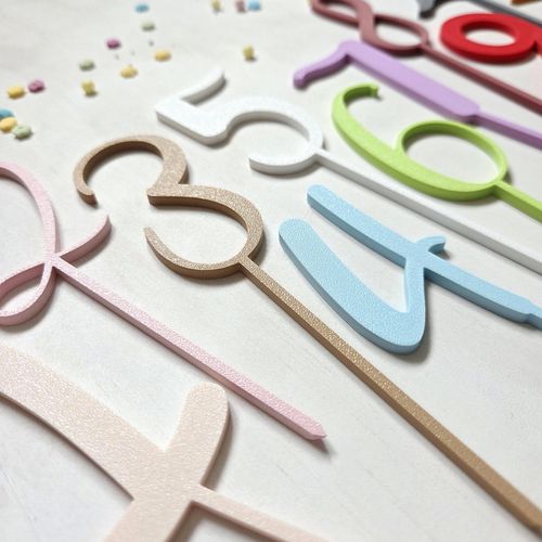 Cake Topper Zahlen