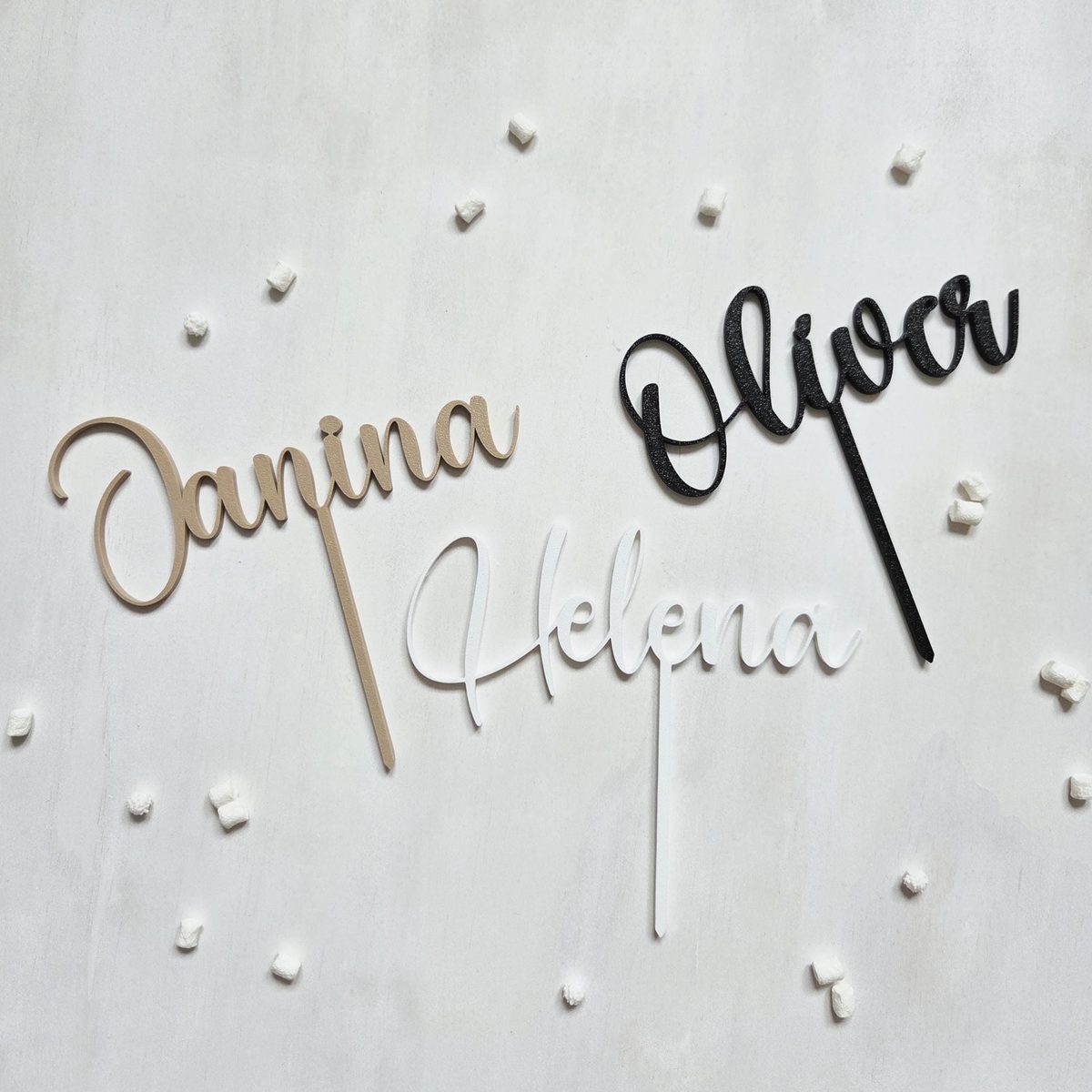 Cake Topper personalisiert mit Namen – Bild 3