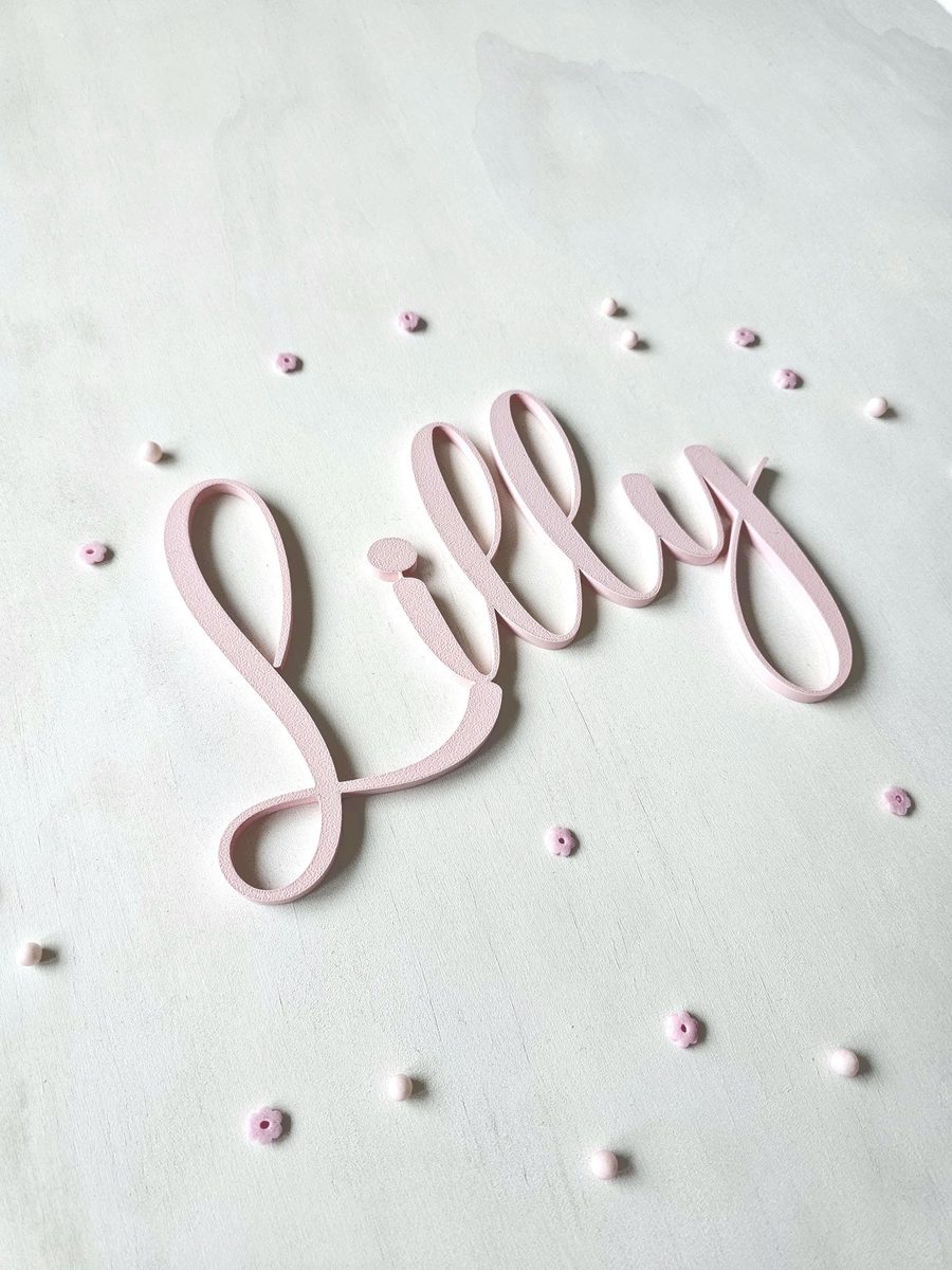 Caketopper Schriftzug – Name & Wunschtext – Bild 3