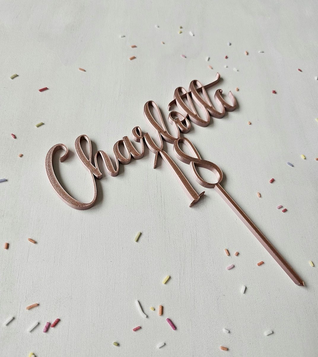 Cake Topper Wunschtext – Bild 4