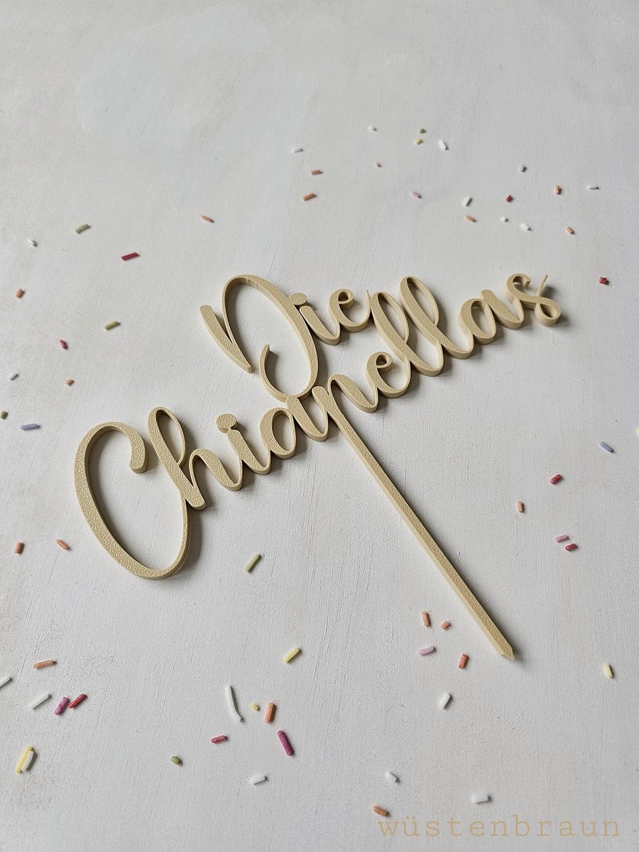 Cake Topper Wunschtext – Bild 7