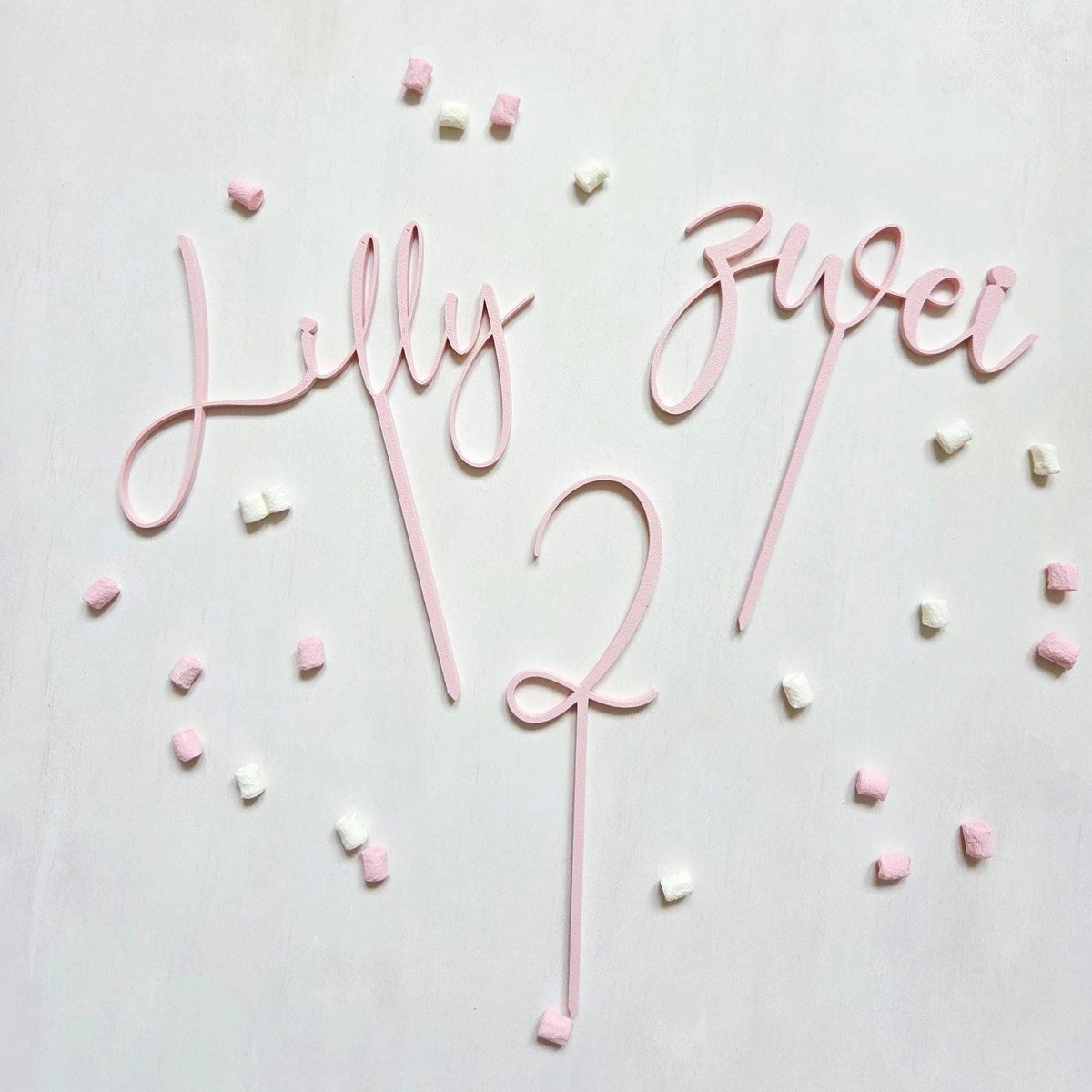 Cake Topper Zahlen – Bild 3